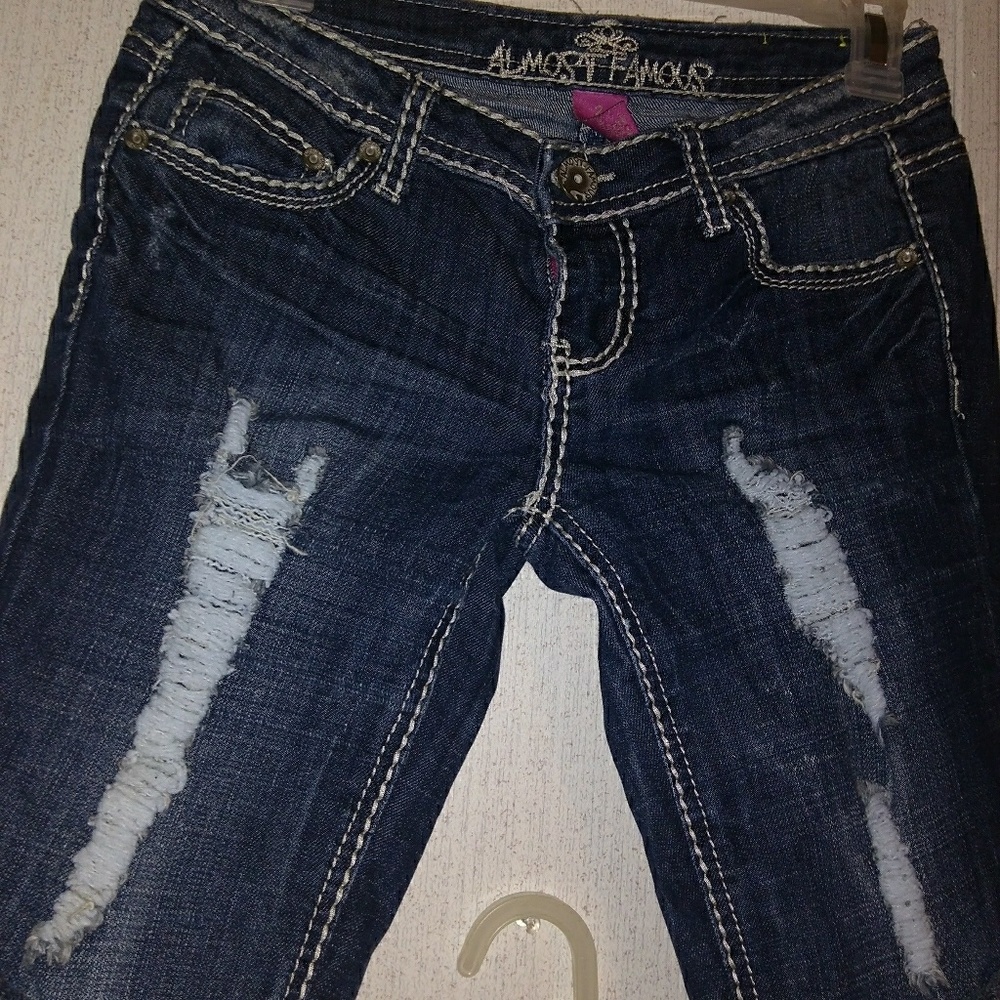 Almost Famous Blue Jean shorts Size 3/4
